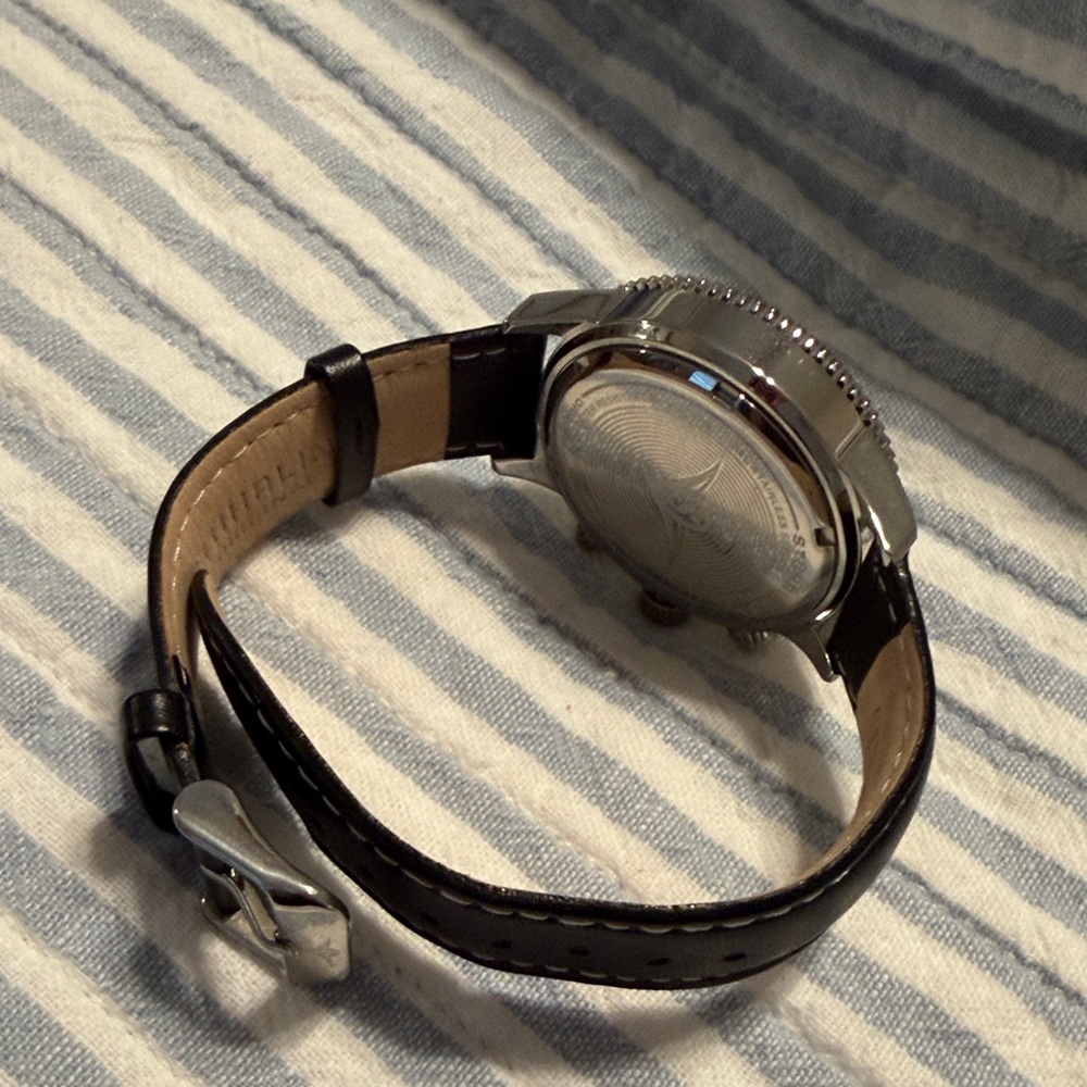 Stuhrling Original Black Dial Silver Case Watch - Picture 4 of 4